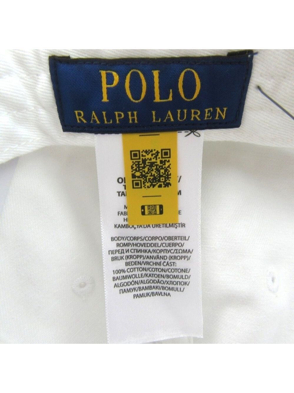 Polo Ralph Lauren Ralph's Coffee New York NYC Baseball Hat Cap White NEW - Picture 11 of 14